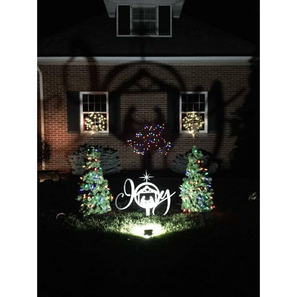 Joy Nativity YARD SIGN - MercerMetal