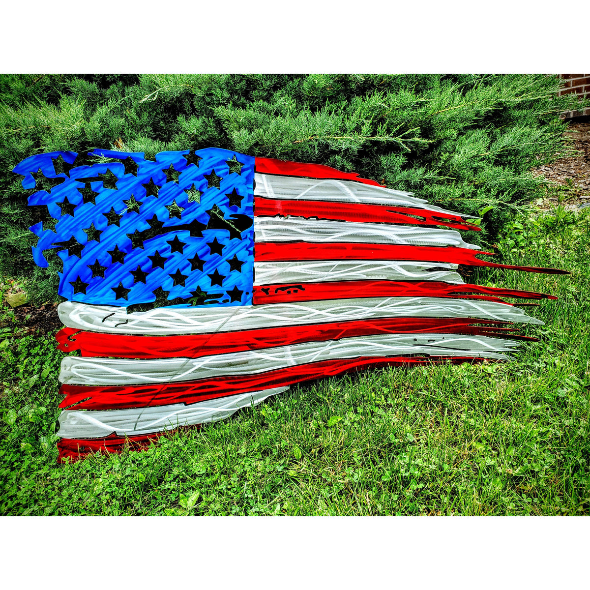 Tattered Flag - ALUMINUM - - MercerMetal