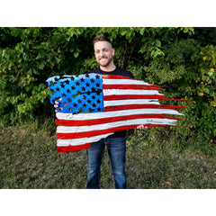 Tattered Flag - ALUMINUM - - MercerMetal