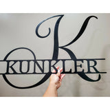 Regal Split Monogram - MercerMetal