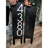 Vertical Address Marker - MercerMetal