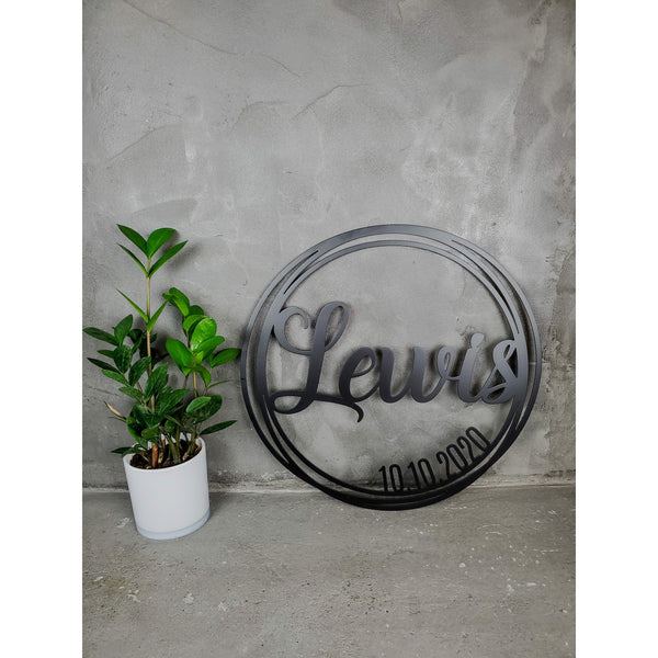Circular Rings Monogram - MercerMetal