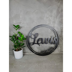 Circular Rings Monogram - MercerMetal