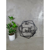Hexagon Ring Monogram - MercerMetal