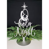 O Holy Night on stand - MercerMetal