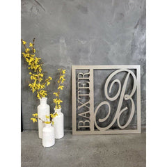 Sleek Monogram - MercerMetal