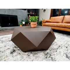 Hexagon Metal Coffee Table - MercerMetal