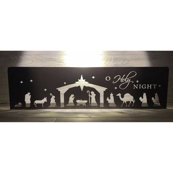 O Holy Night Nativity - MercerMetal