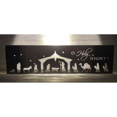 O Holy Night Nativity - MercerMetal