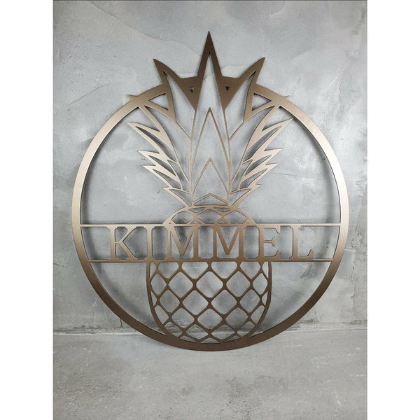 Pineapple Name Hanger - MercerMetal