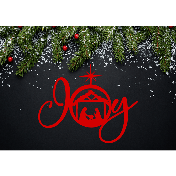 Joy Nativity - MercerMetal