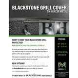 Blackstone Grill Cover - MercerMetal