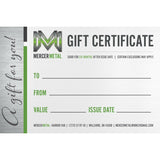 Mercer Metal Gift Certificate - MercerMetal