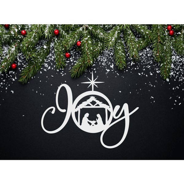 Joy Nativity - MercerMetal